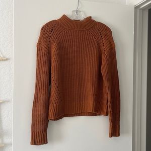Express burnt orange sweater